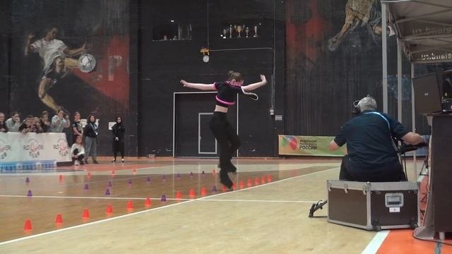 16 место. Дьяченко Дарья. МС Юниорки 10-18лет. Фристайл Слалом Классика. 2023.
