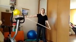 Фитнес 55+ Часть 2 Упражнения с  гимнастической палкой