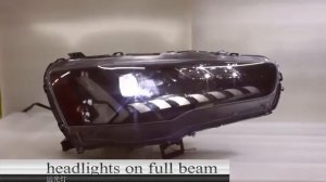 Тюнинг фары лансер 10 новый стиль