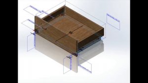 Библиотека проектирования SolidWorks. Как рассчитать ящик BLUM с направляющими Movento