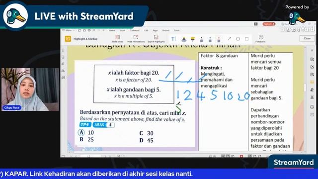 Program SUPER Matematik Tingkatan 2 смотреть онлайн