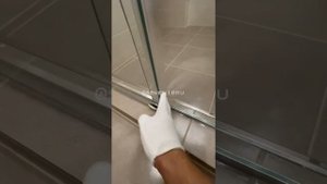 Раздвижная душевая с профиль порогом 20 мм