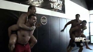 Wanderlei Silva Up Close and Personal #1- Training with The Maste