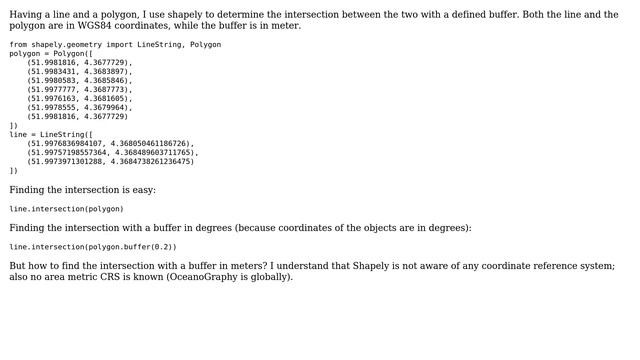 GIS: Python shapely intersection with buffer in meter (2 Solutions!!) смотреть онлайн