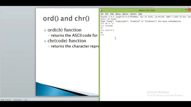 ASCII Functions | Python Programming Language | EduTut | Learn Easily in Tamil