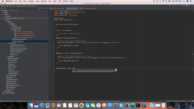 Build blog with Angular 2 Loopback MongoDb Part 4 - Form add blog post смотреть онлайн