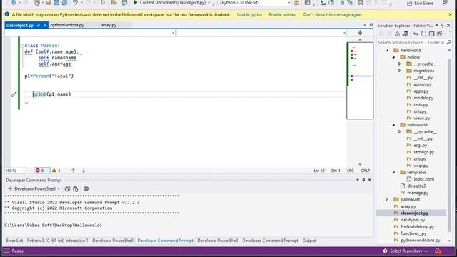 Python class & object for beginners Part-7