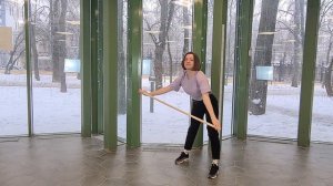 Упражнения с гимнастическими палками (комплекс №2)