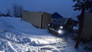 Первый Снег в Саратове Дрифт на Инвалидной коляске