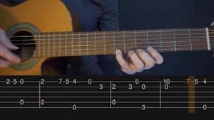 Minecraft - Sweden (Simple Guitar Tab)
