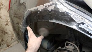 Тойота Камри. Ремонт кузова. Ремонт заднего крыла