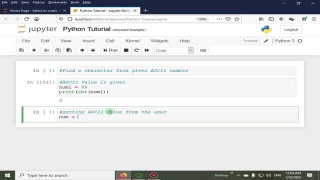 Find Character From Given ASCII Number | Python 4 You | Lecture 87