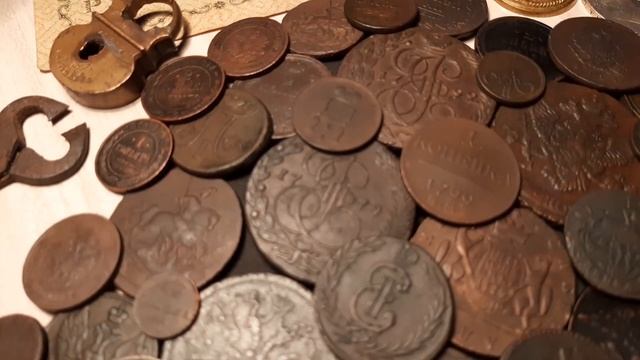 МОНЕТЫ И РАРИТЕТЫ РОССИЙСКОЙ ИМПЕРИИ ЧАСТЬ-2. КОП, КОП С МЕТАЛЛОИСКАТЕЛЕМ, ПОИСК МОНЕТ, МОНЕТЫ.