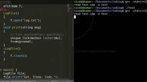 C++: unique lock and lazy initialization in Hindi