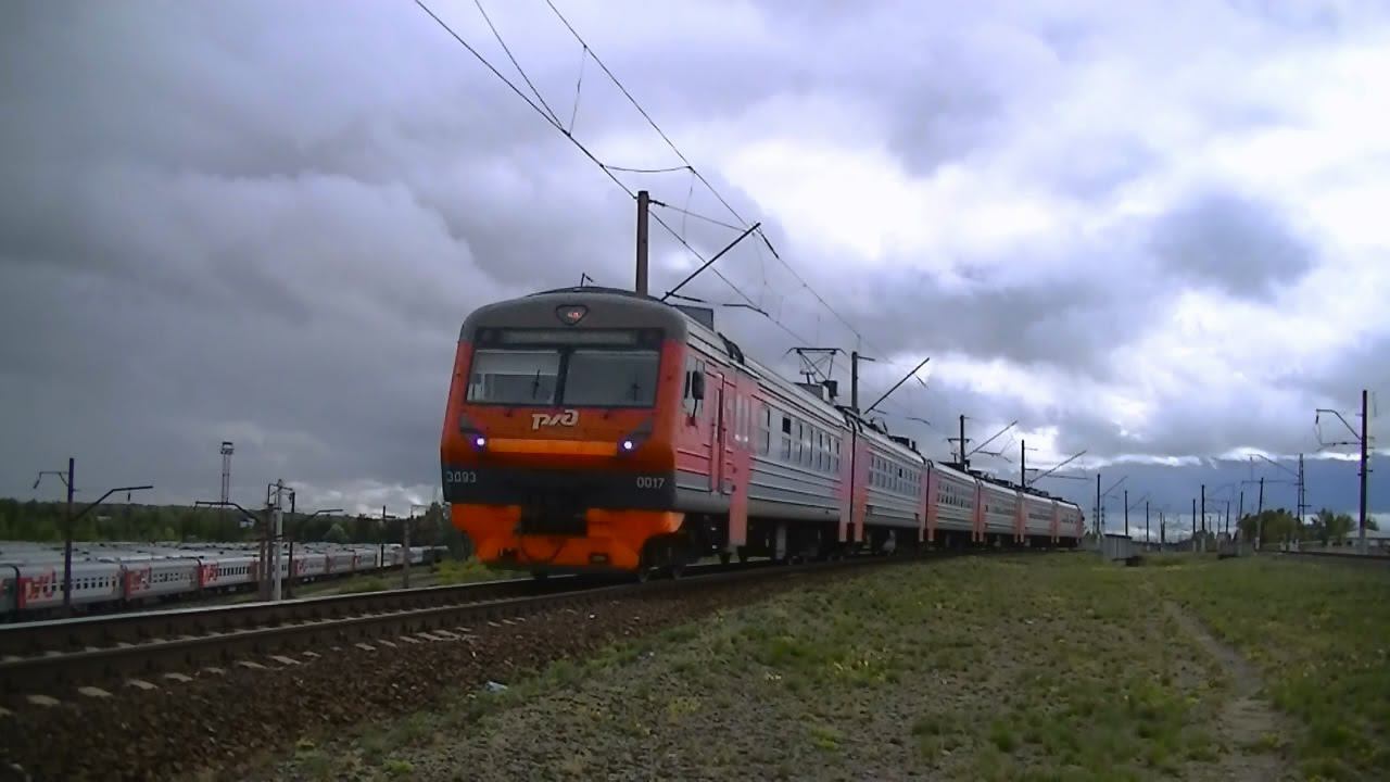 РЖД ЭД9Э-0017 Гороховец - Нижний Новгород смотреть онлайн