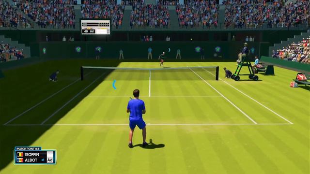 David Goffin      vs   Radu Albot    | 🏆 ⚽ Wimbledon 2022  Round 1     (06/27/2022) 🎮