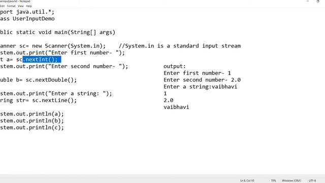 How to take user input in java  C | C++ | JAVA | PYTHON | C# Tutorial