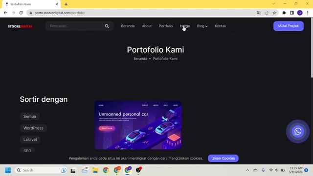 Source code Website Company profile | Laravel