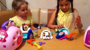 Обзор. Распаковка. Игрушка переноска для собачки. Игровой набор