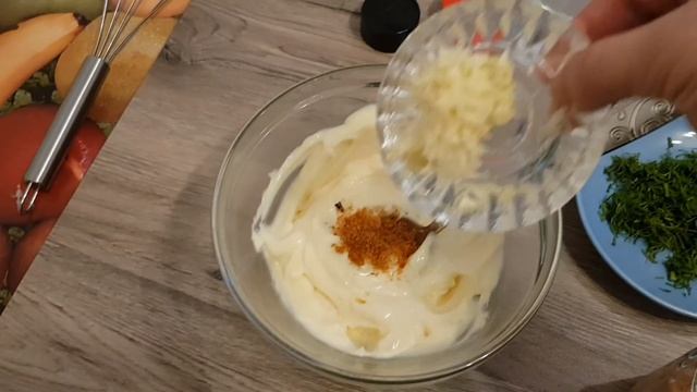 Цветная капуста в майонезовом чесночном соус???