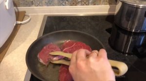 Стейк из говядины в духовке, Запеченный стейк из говядины, Baked beef steak, Beef steak in the oven
