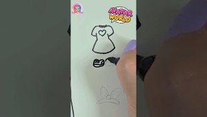 Drawing Pink Ping World in 3 Styles Toca Life World / Avatar World/ My Art Style #paperdiy #drawing