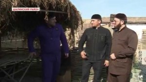 Глава Республики побывал на месте возведения старинного чеченского села