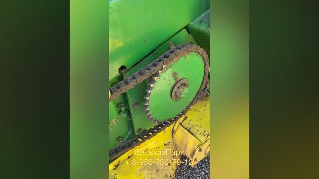 Скатная лента на Джон Дир прессподборщик