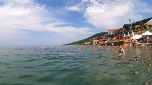Пляж "Фламинго" в августе! ?ЛАЗАРЕВСКОЕ СЕГОДНЯ?СОЧИ.