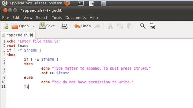 Shell Scripting Tutorial 32 Append Text to a File Through Shell Script смотреть онлайн