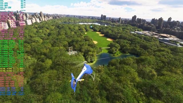 4K Helicopter Flight Through NYC || 4090 + 7800X3D || Microsoft Flight Simulator смотреть онлайн