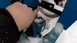 Минитрактор трехколесный самодельный (Homemade three-wheeled minitractor). Рулевой механизм