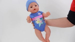 Кукла Беби Бон интерактивная мальчик Baby Born 819203 Обзор
