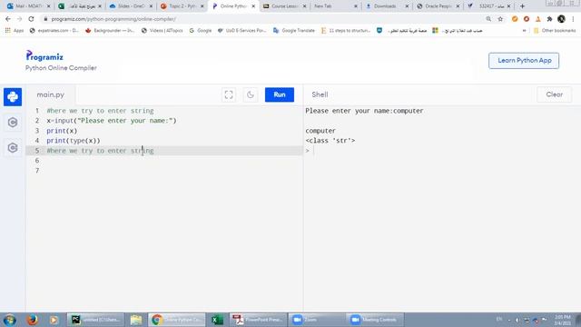 Python (4) :Dictionary data type Input data