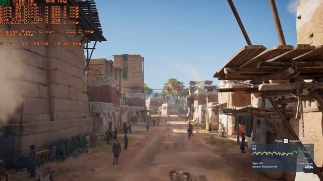 Частота Core i7-7700K в Assassin's Creed: Origins [Full HD] смотреть онлайн