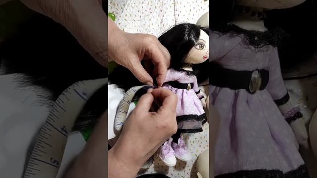 КАК СДЕЛАТЬ ВЫКРОЙКУ С ЦЕЛЬНОКРОЙНЫМ РУКОВОМ ДЛЯ ПЛАТЬЯ КУКЛЫ