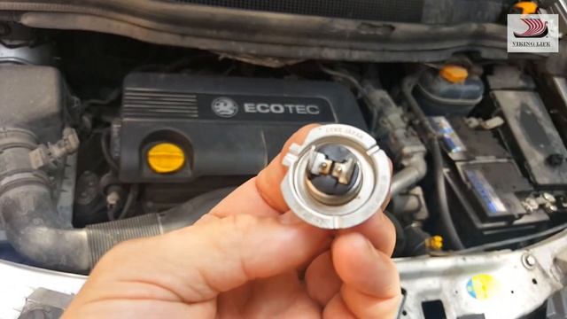 #333 Opel Zafira B/ближний свет/замена лампы Н7/ смотреть онлайн