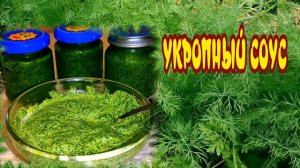 УКРОПНО ЧЕСНОЧНЫЙ СОУС. Добавлять во все блюда. Просто и очень вкусно и полезно.