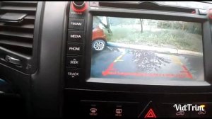 Kia Sorento XM 2010 - камера заднего вида с омывателем от "Нивы"