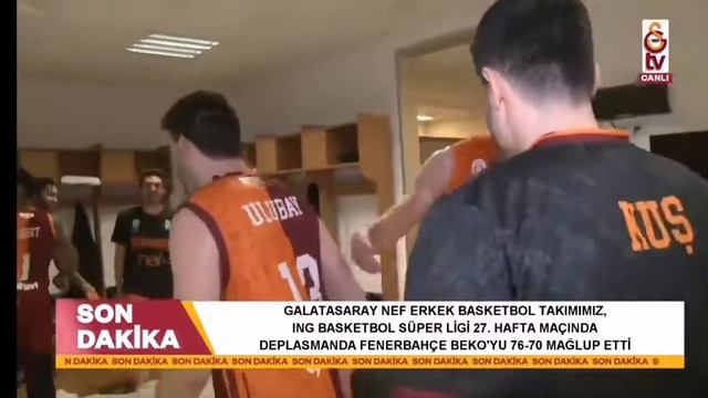Galatasaray Nef Fenerbahçe Beko Maç Sonu Soyunma Odası Görüntüleri смотреть онлайн