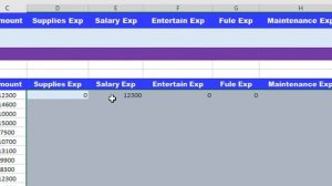 how to create an expense report in excel