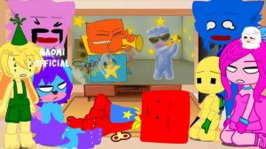 Poppy Playtime React To Everyone Meet Boxy Boo II Gacha Club II My AU