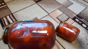 Помидоры в томатной заливке.  Изумительно вкусно!!!