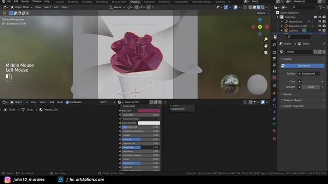 Make an Abstract Design + Cloth Simulation | Blender 3.0 Tutorial (Beginner Friendly)