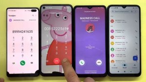 Incoming Call Samsung Galaxy S10+ Vs OPPO A55 & Samsung Galaxy A02 Vs Xiaomi Redmi 9C / MADNESS CAL