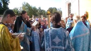 Престольный праздник Успенского храма. Крестный ход.