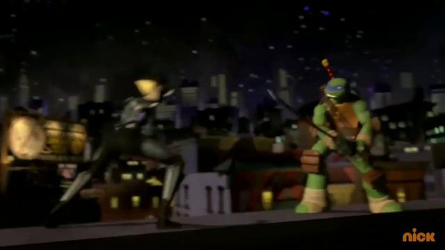 Черепашки ниндзя 2012/ клип/ Лео и Карай смотреть онлайн