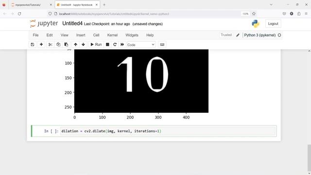 OpenCV Tutorial For Beginners 14: Morphological Transformation Erosion, Dilation, Opening | Python