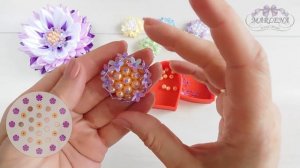 СЕРЕДИНКИ ДЛЯ КАНЗАШИ из бусин, пайеток и бисера. МК/DIY ?