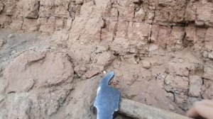 Нашла огромный вкуснющий пласт глины "Корешок" и собрата! Описание, ковыряние, много пробы и хруста